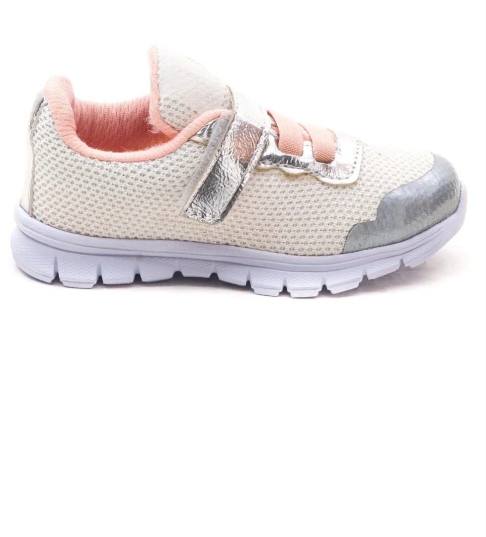 Unisex Çocuk Beyaz Ortopedik Destekli Çocuk Spor Ayakkabı