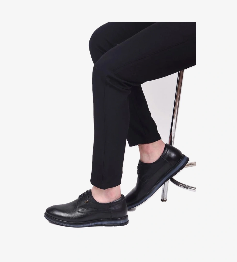 Tardelli̇ Tardelli̇ Siyah Tardelli 3618 Ortopedik Erkek Günlük Deri Ayakkabı Casual Ayakkabı | Flo Siyah - 1. görsel