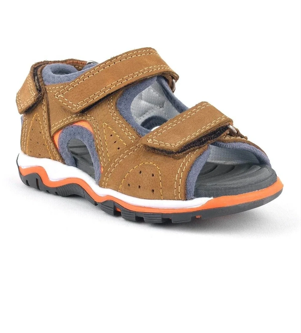 Rakerplus Hakiki Deri Taba Turuncu Erkek Çocuk Sandalet model görseli