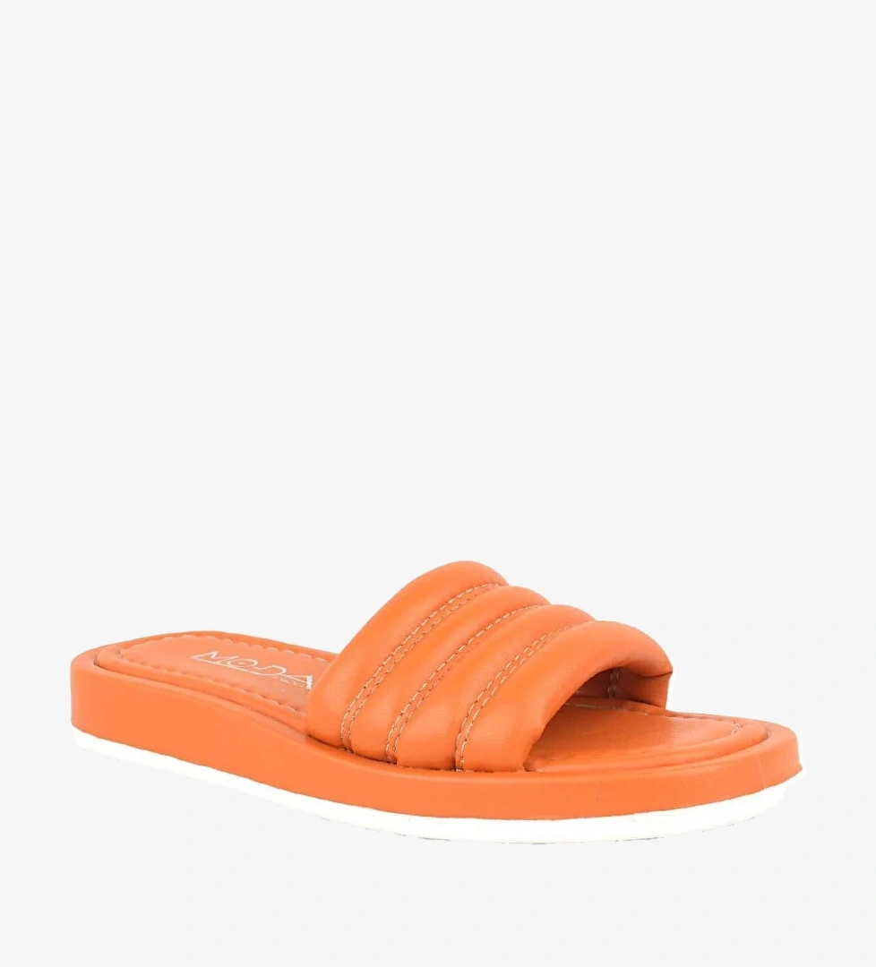 Moda Arena Turuncu Tek Bant Şişme Kadın Terlik model görseli