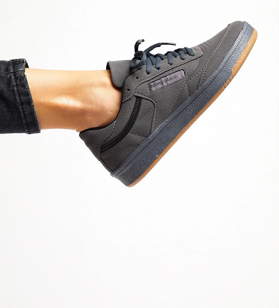 Tonny Black Gri Tonny Black Rahat Kalip Unisex Spor Ayakkabı