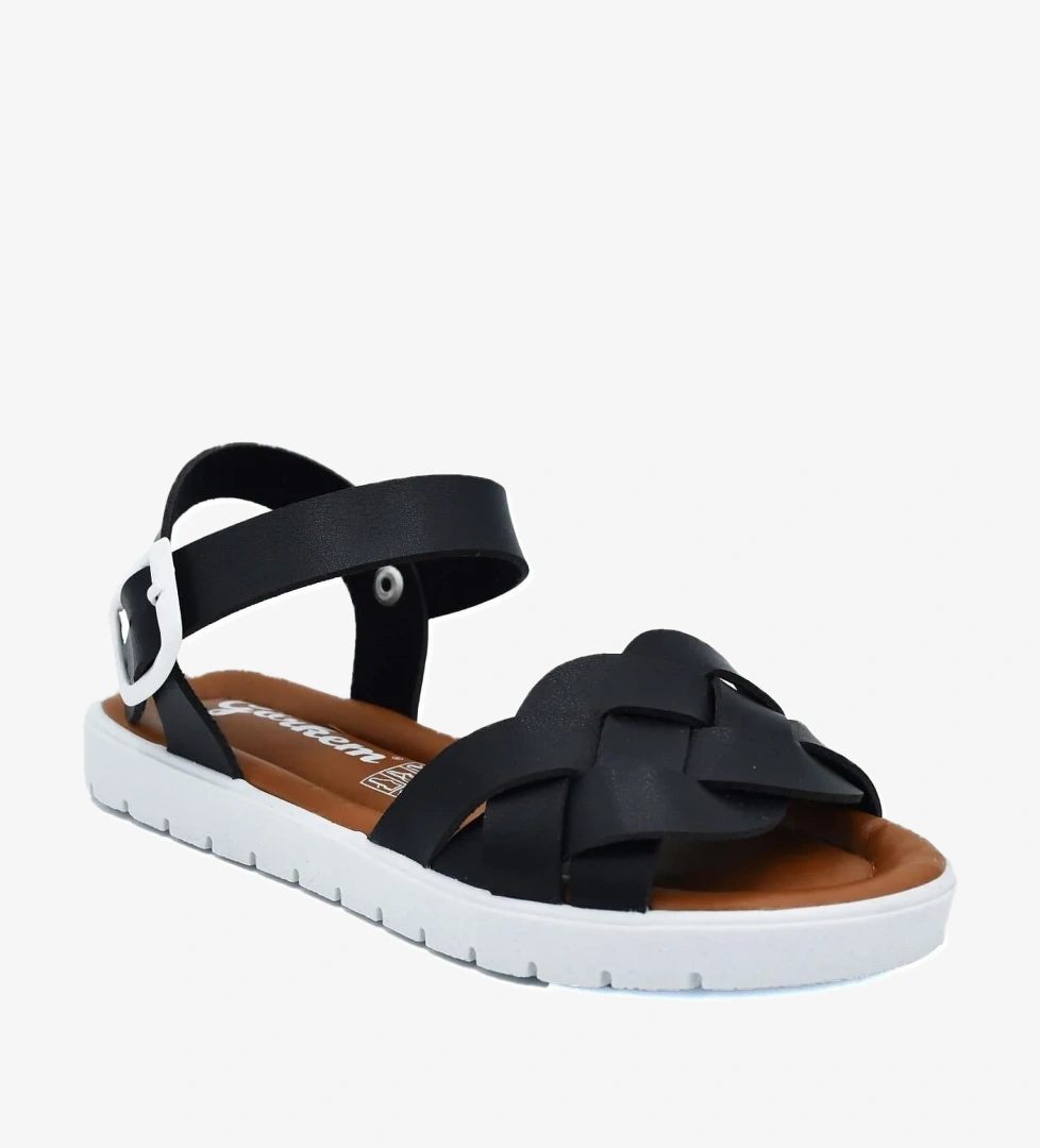 Kız Çocuk Rahat Esnek Taban Sandalet - Görsel 1