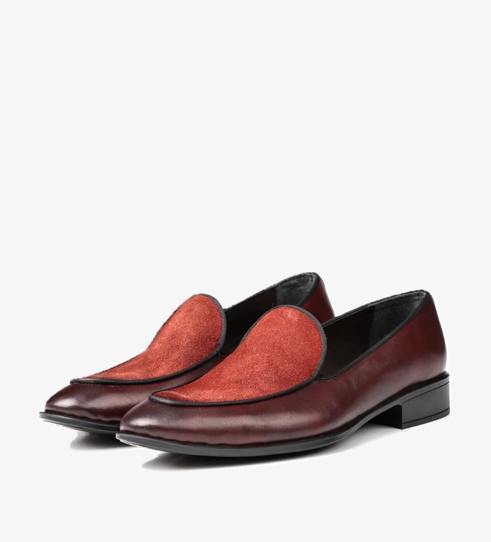 Elegant Hakiki Deri Erkek Klasik Ayakkabı, Loafer Klasik Ayakkabı, Makosen Ayakkabı