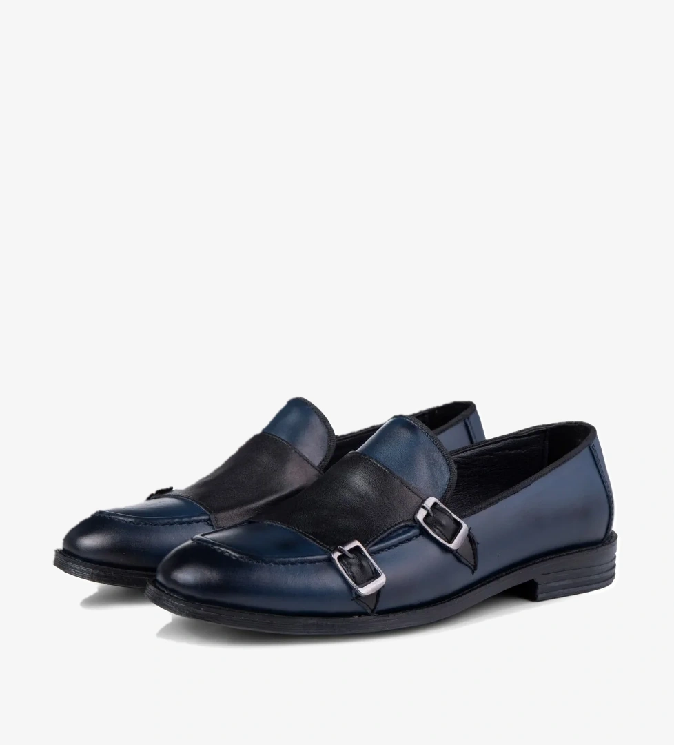 Double Hakiki Deri Erkek Klasik Ayakkabı