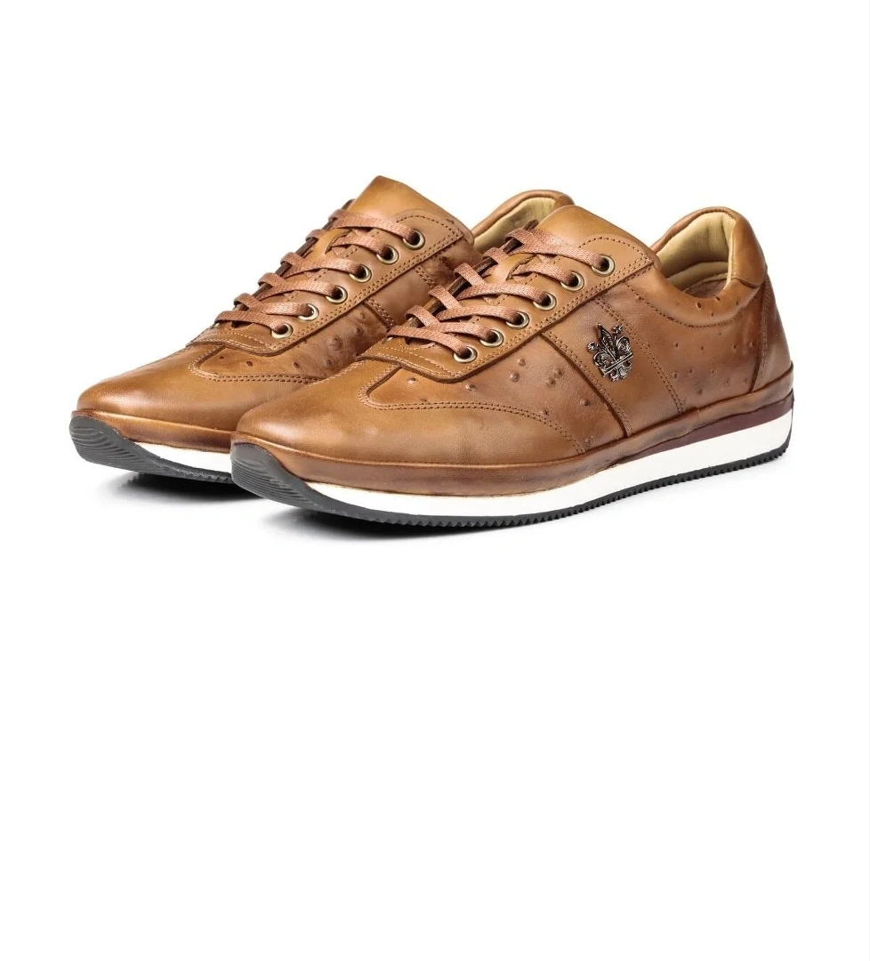 Ostrich 2 Hakiki Deri Erkek Günlük Ayakkabı, Casual Ayakkabı, %100 Deri Ayakkabı