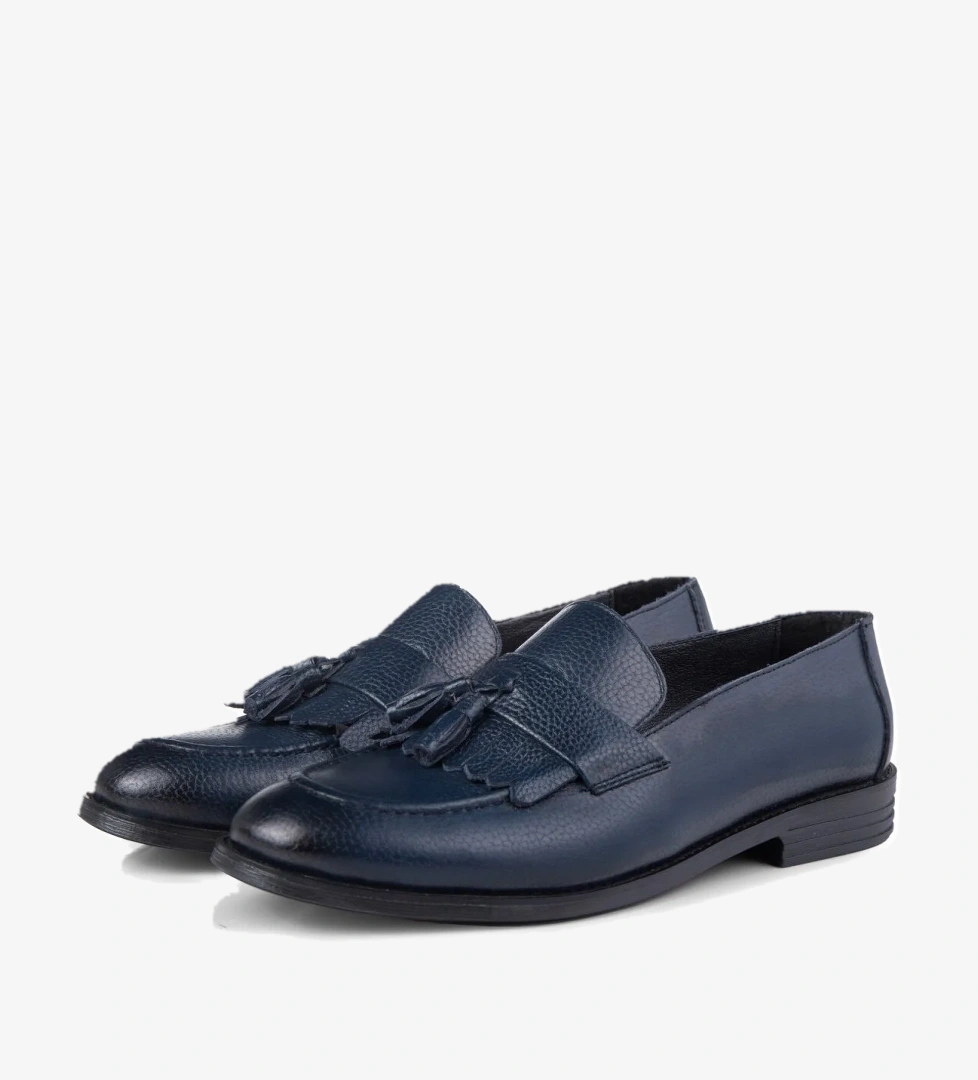 Tassel Hakiki Deri Erkek Klasik Ayakkabı