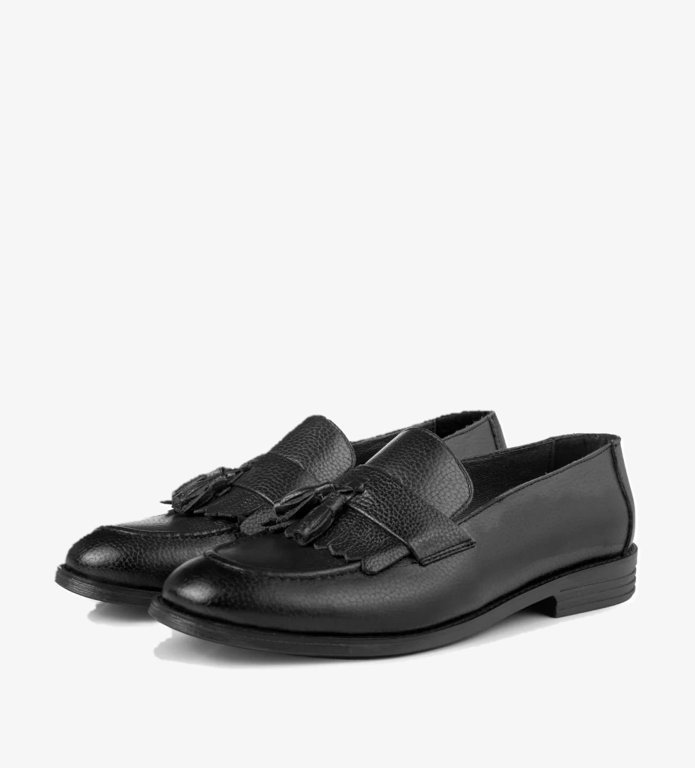 Tassel Hakiki Deri Erkek Klasik Ayakkabı