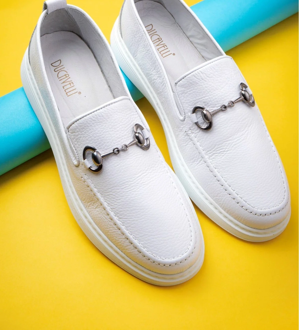 Anchor Hakiki Deri Erkek Günlük Ayakkabı, Loafer Ayakkabı, Hafif Ayakkabı, Yazlık Ayakkabı