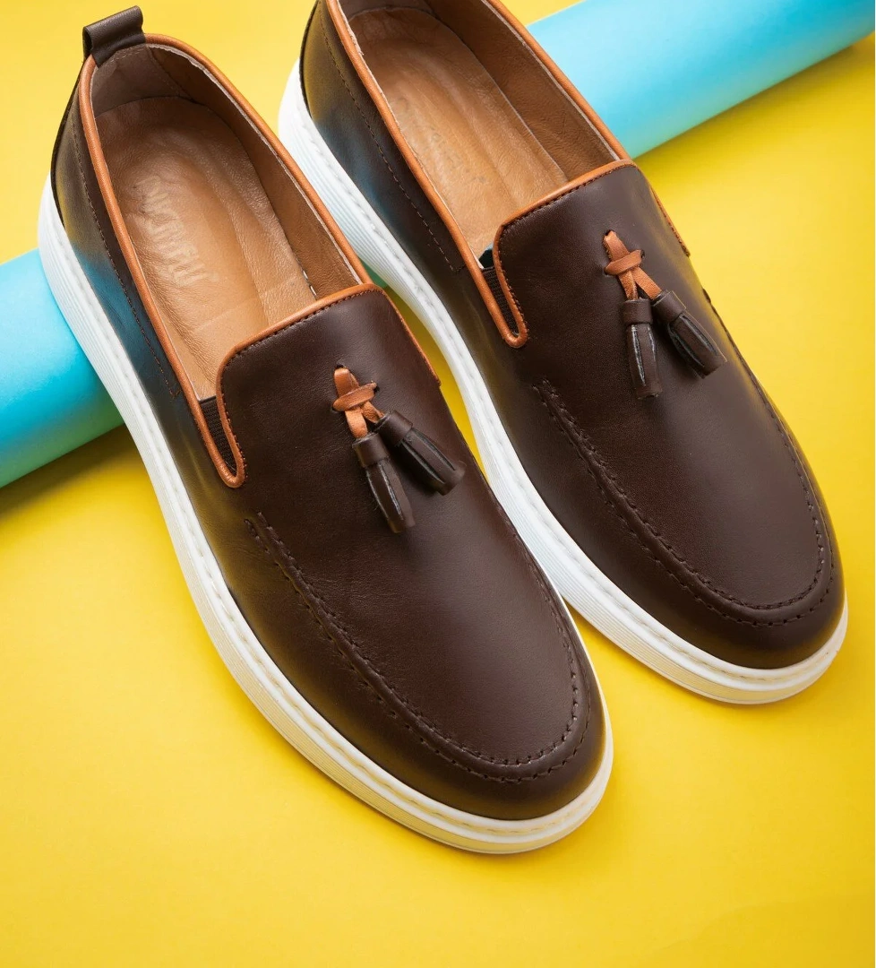 Ducavelli Fringe Hakiki Deri Erkek Ayakkabı model görseli