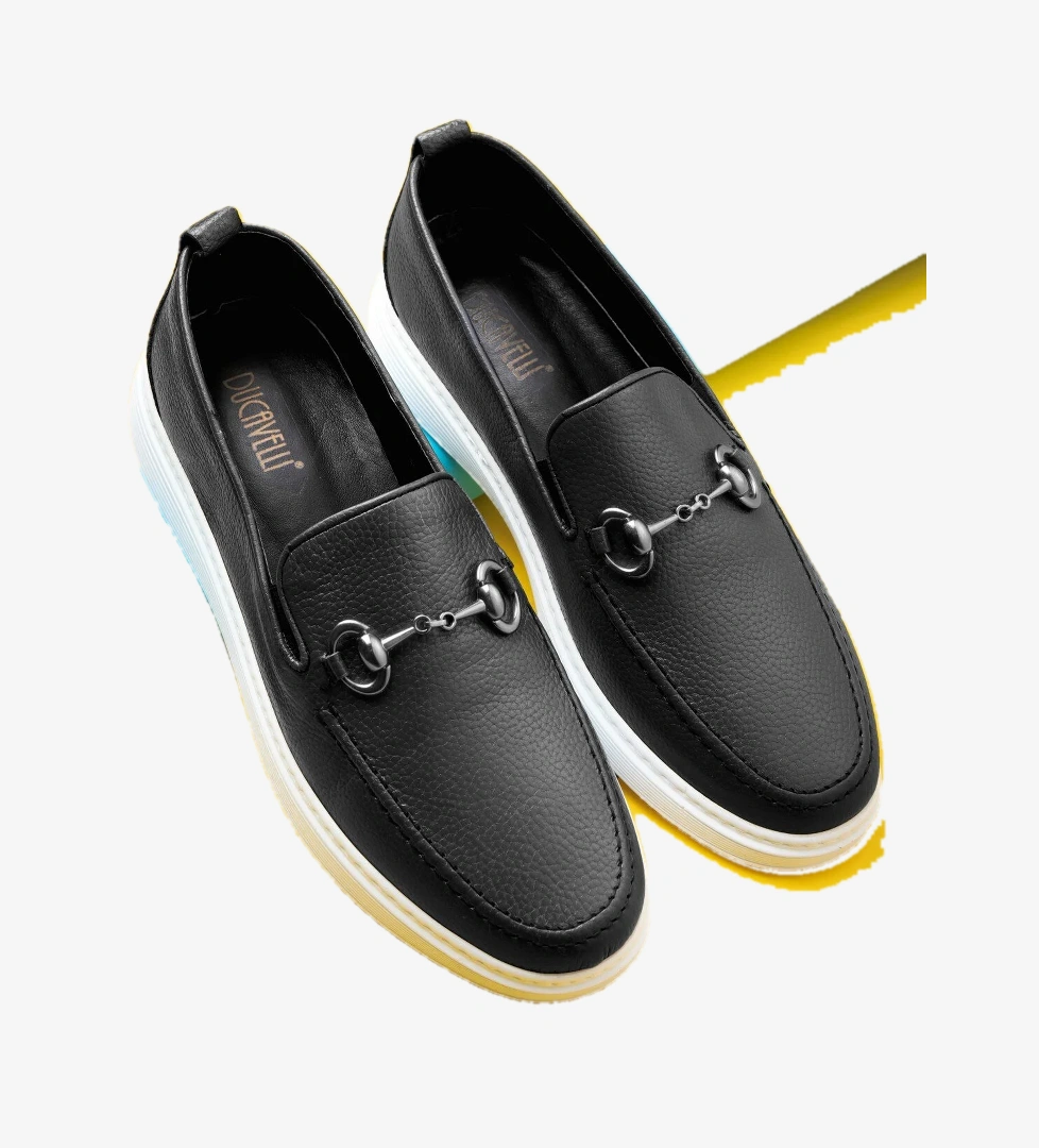 Anchor Hakiki Deri Erkek Günlük Ayakkabı, Loafer Ayakkabı, Hafif Ayakkabı, Yazlık Ayakkabı