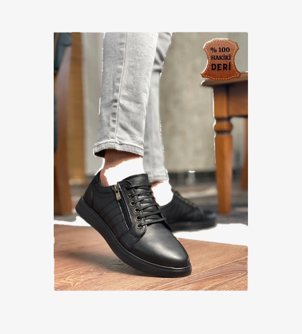 Pedri Garantili Erkek Günlük Klasik Hakiki Deri Casual Rahat Ortopedik Ayakkabı