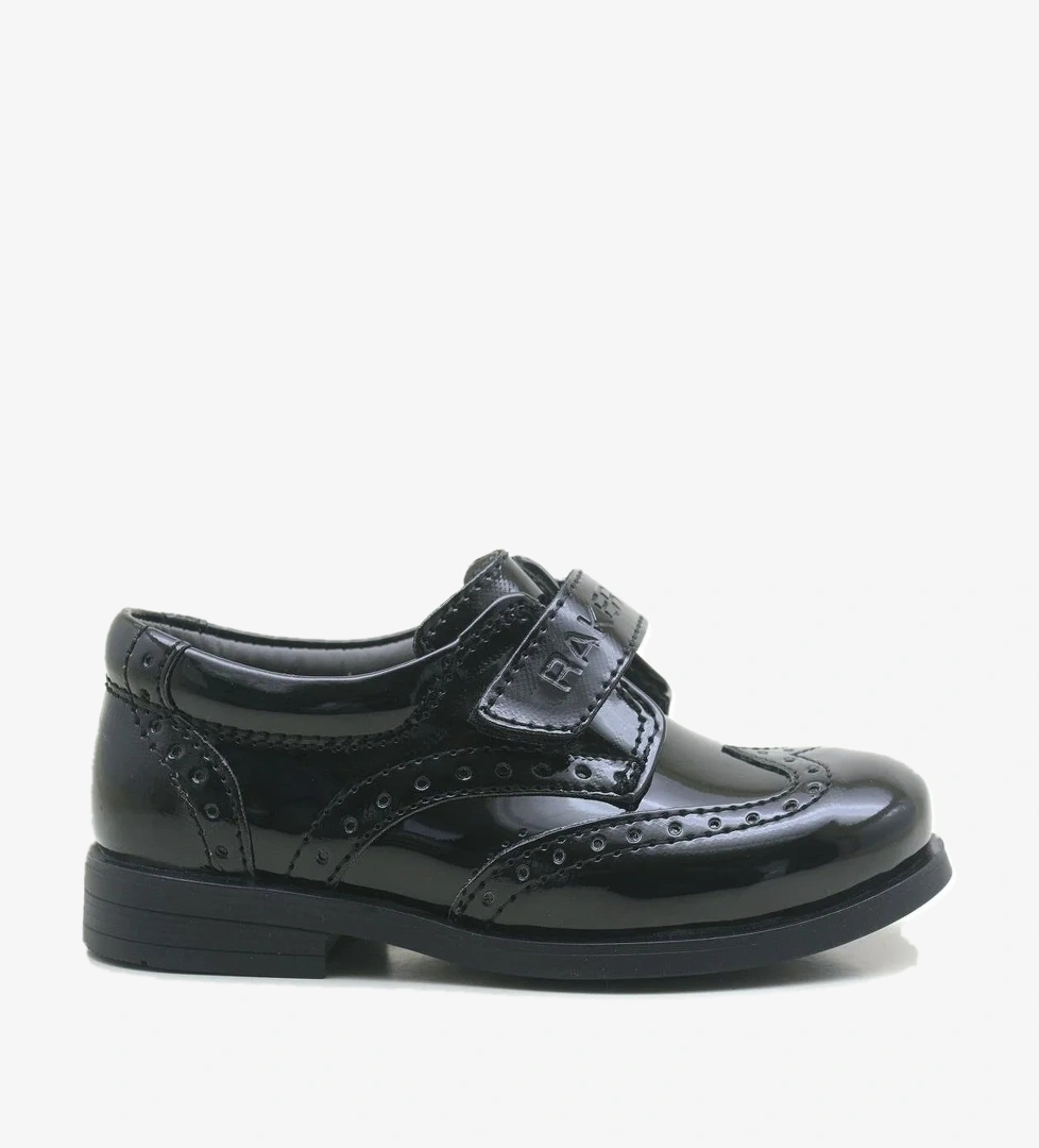 Rakerplus Titan Siyah Rugan Cırtlı Erkek Bebek Ayakkabı model görseli