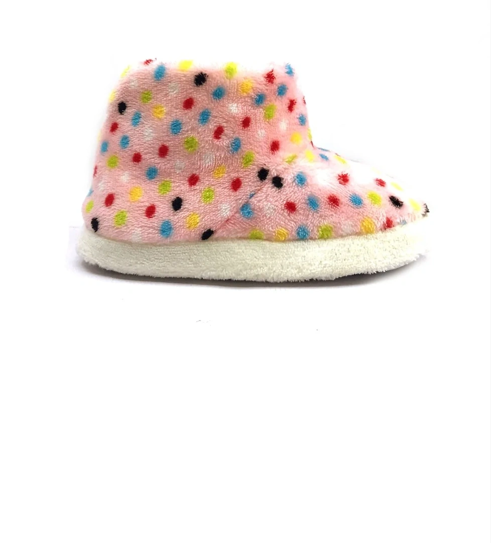 EMY Pembe Puantieli Kız Çocuk Ev İçi Panduf Bot - Görsel 1