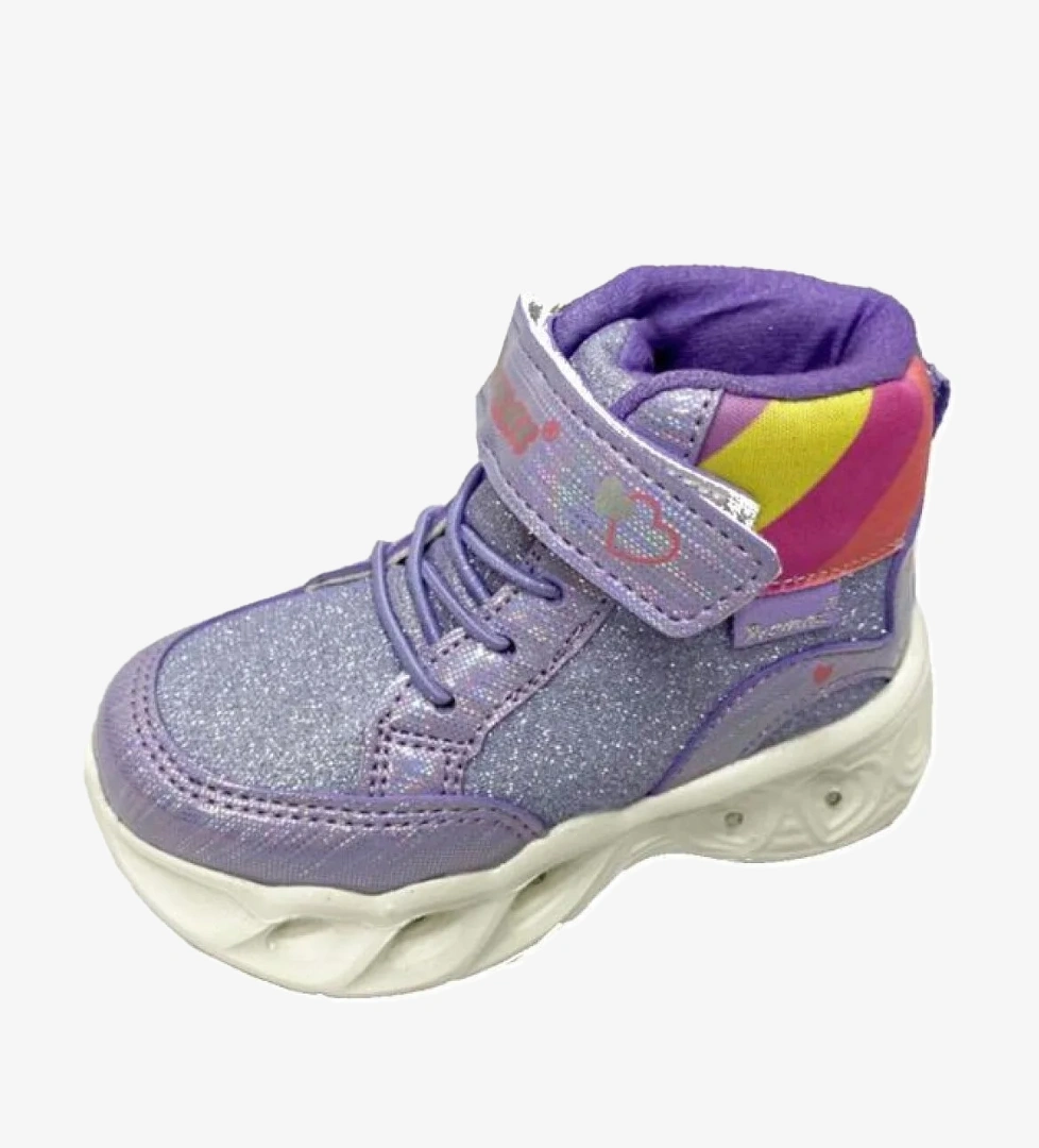 Promax 1730 Işıklı Deri Simli Bebek Spor Bot model görseli