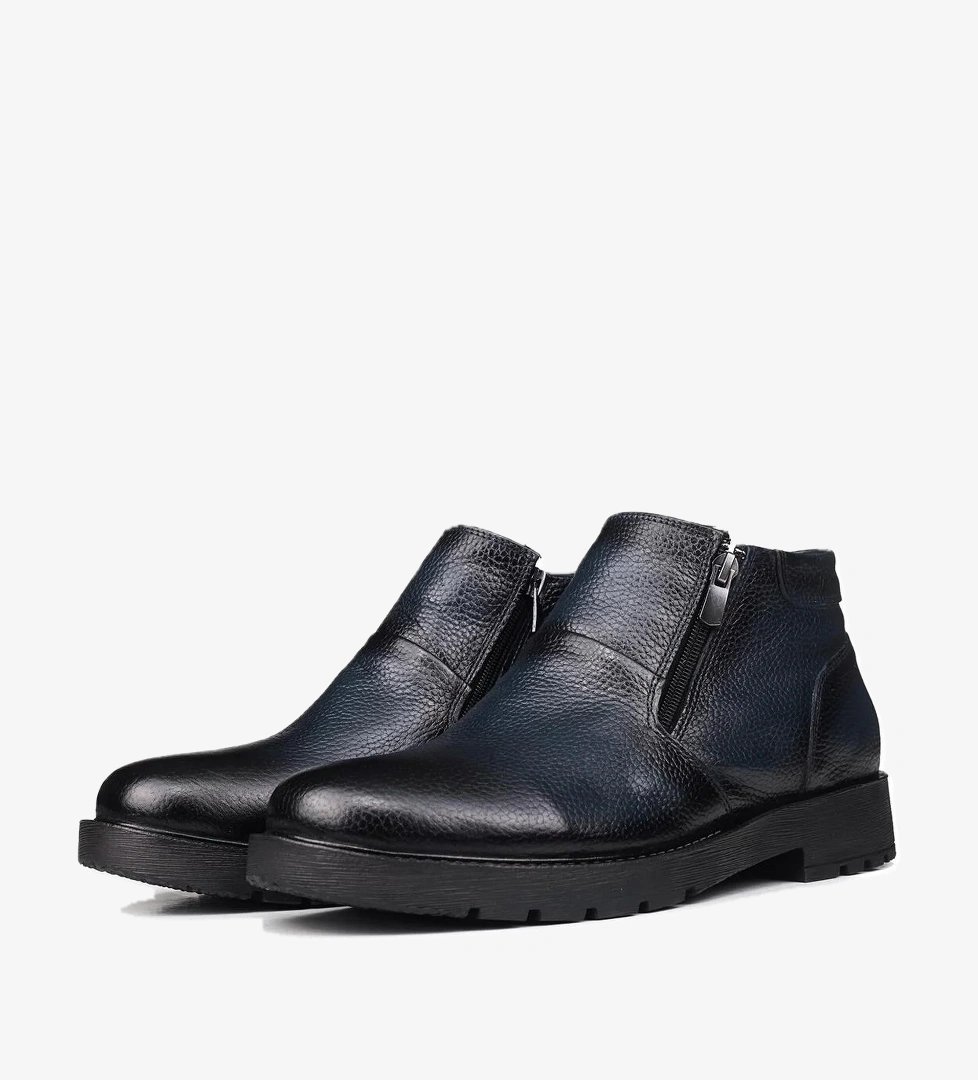 Chelsea Hakiki Deri Kaydırmaz Taban Fermuarlı Günlük Bot