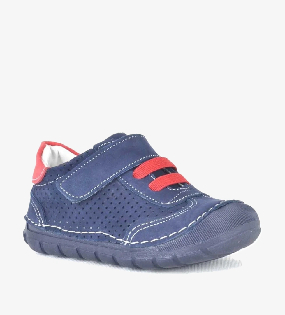 Şeker Bebe Hakiki Deri Lacivert İlk Adım Erkek Bebek Ayakkabı model görseli