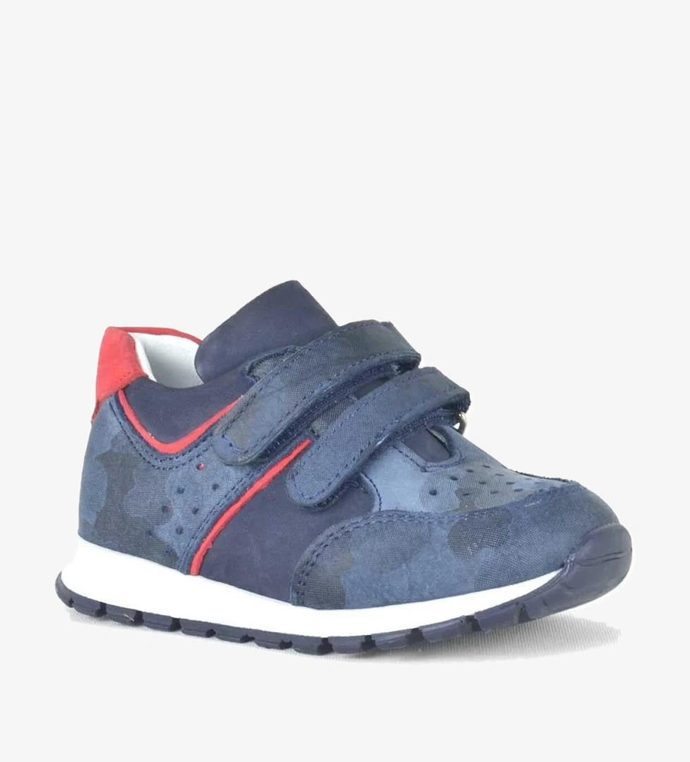 Hakiki Deri Lacivert Anatomik Erkek Bebek Spor Ayakkabı - Görsel 1