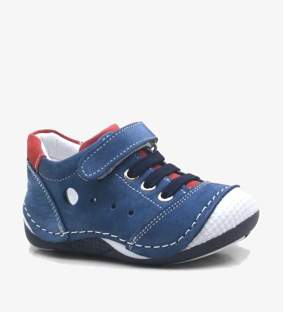 Şeker Bebe Hakiki Deri Cırtlı Lastikli Bebek Spor Ayakkabı Patik model görseli