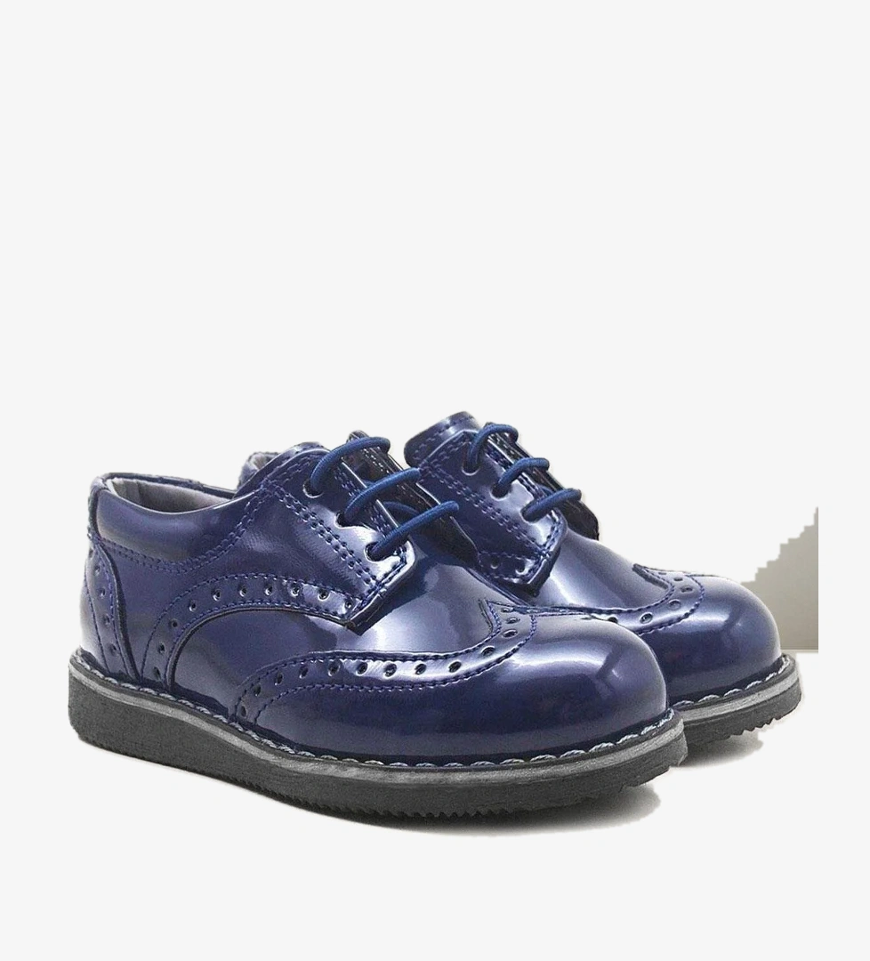 Rakerplus Hidra Lacivert Rugan Yüksek Tabanlı Erkek Bebek Ayakkabı model görseli