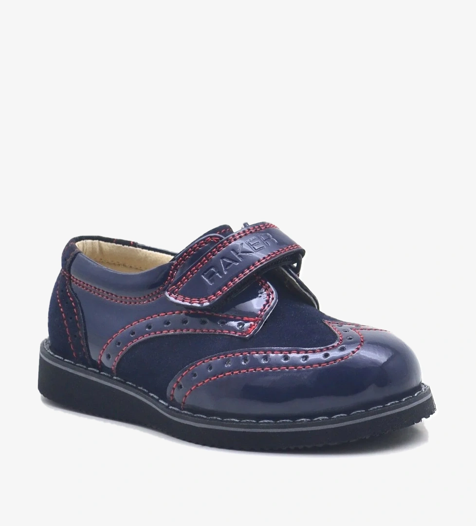 Rakerplus Hidra Lacivert Rugan Cırtlı Günlük Erkek Bebek Ayakkabı model görseli