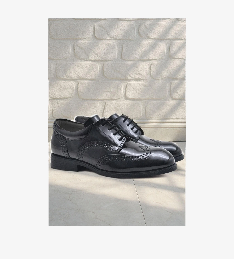 Rakerplus Titan Rugan Bağcıklı Klasik Erkek Çocuk Okul Ayakkabı model görseli