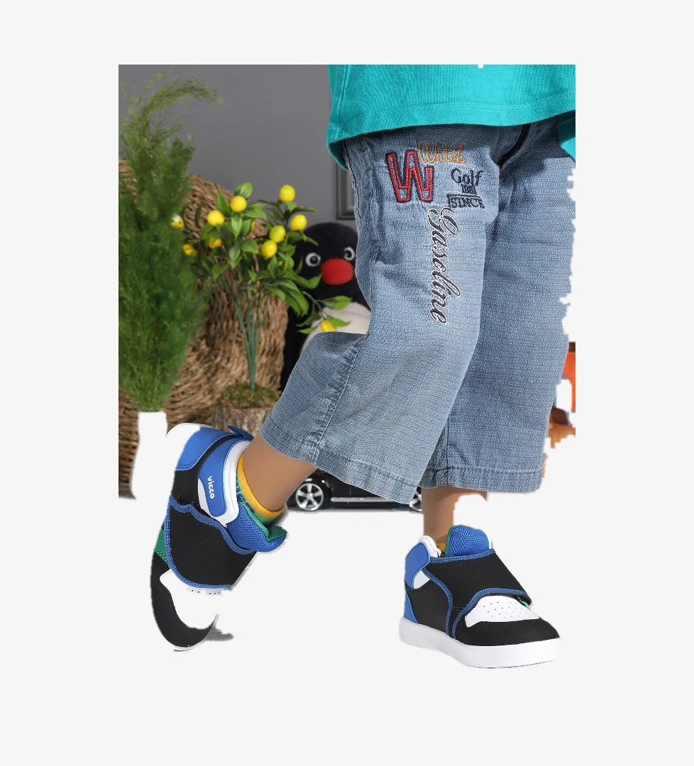 Vicco Ufo Cırtlı Kız/erkek Çocuk Spor Ayakkabı 313.20k.100 Saks Mavi - Siyah model görseli