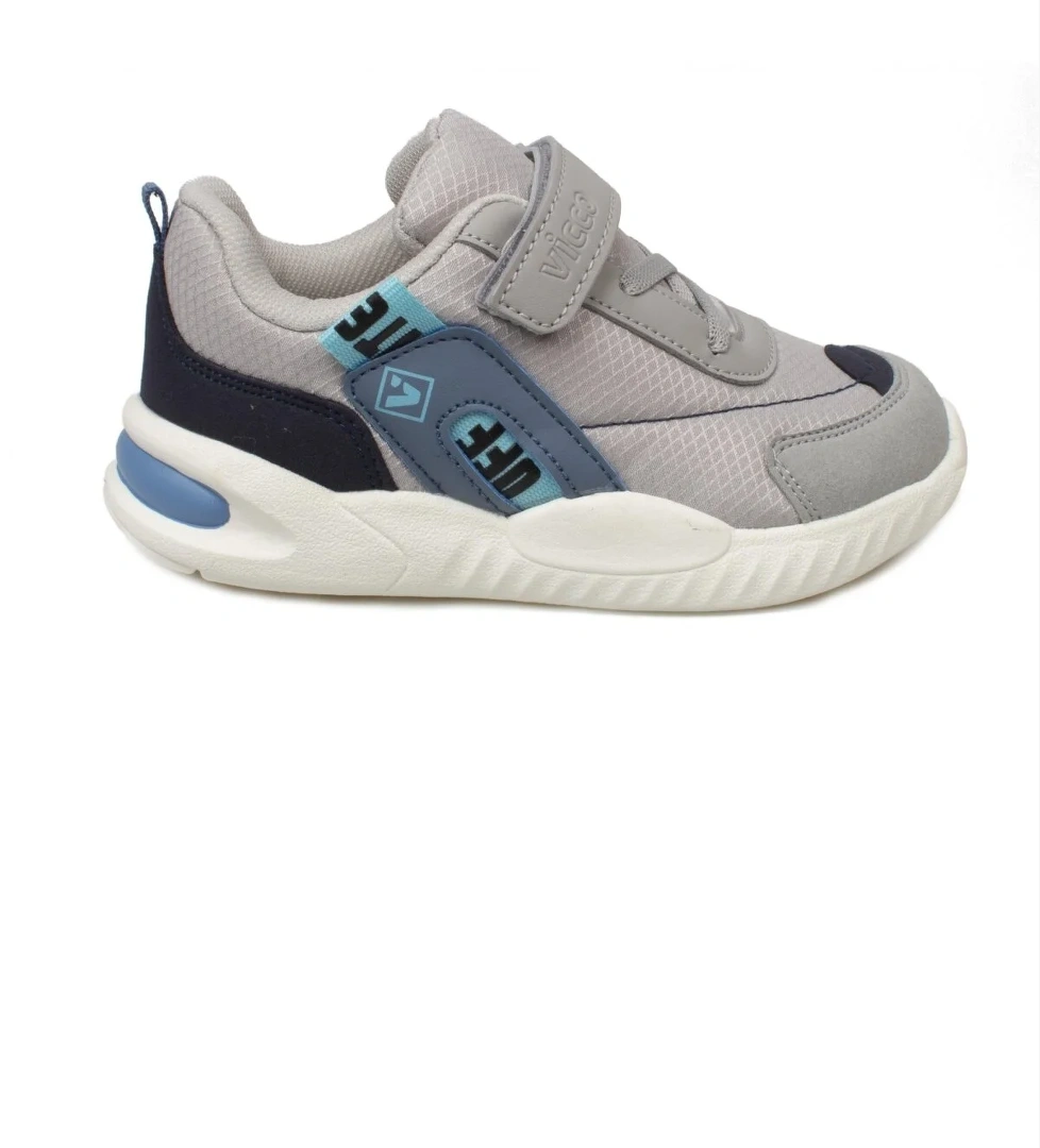 346.P21K.176 Patik Phylon Gri Erkek Çocuk Spor Ayakkabı - Görsel 1