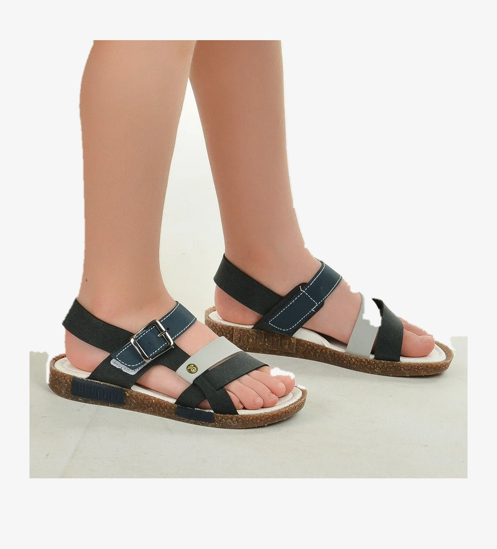 Erkek Çocuk Sandalet Şb 2517-26 Antrasit - Gri