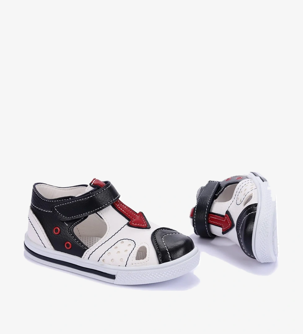 Erkek Çocuk Sandalet Şb 26452807-13 Lacivert - Kırmızı - Görsel 1