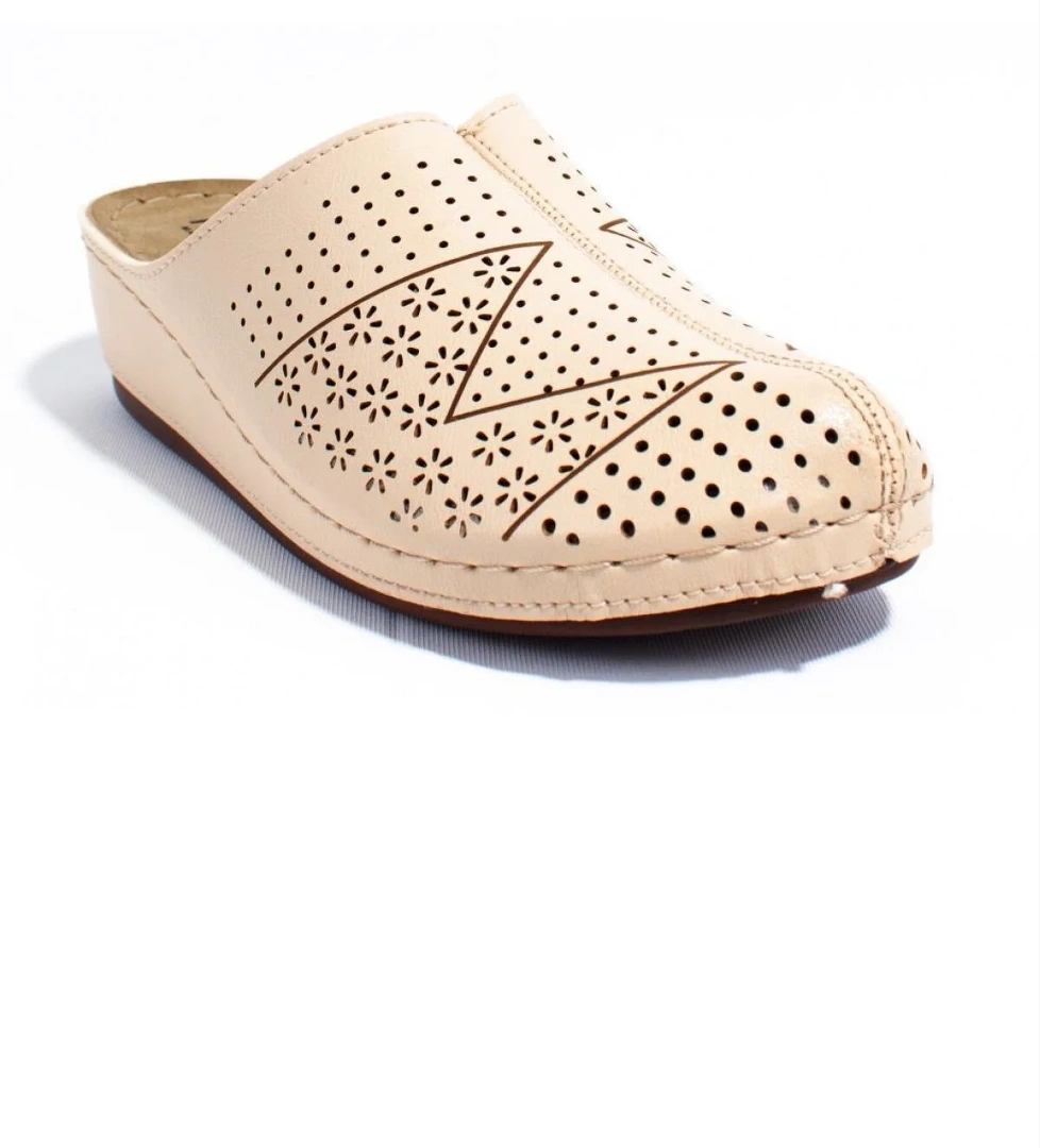 Dagoster DZA37-1803 Bej Günlük Ortopedik Burun Kapalı Kadın Terlik model görseli