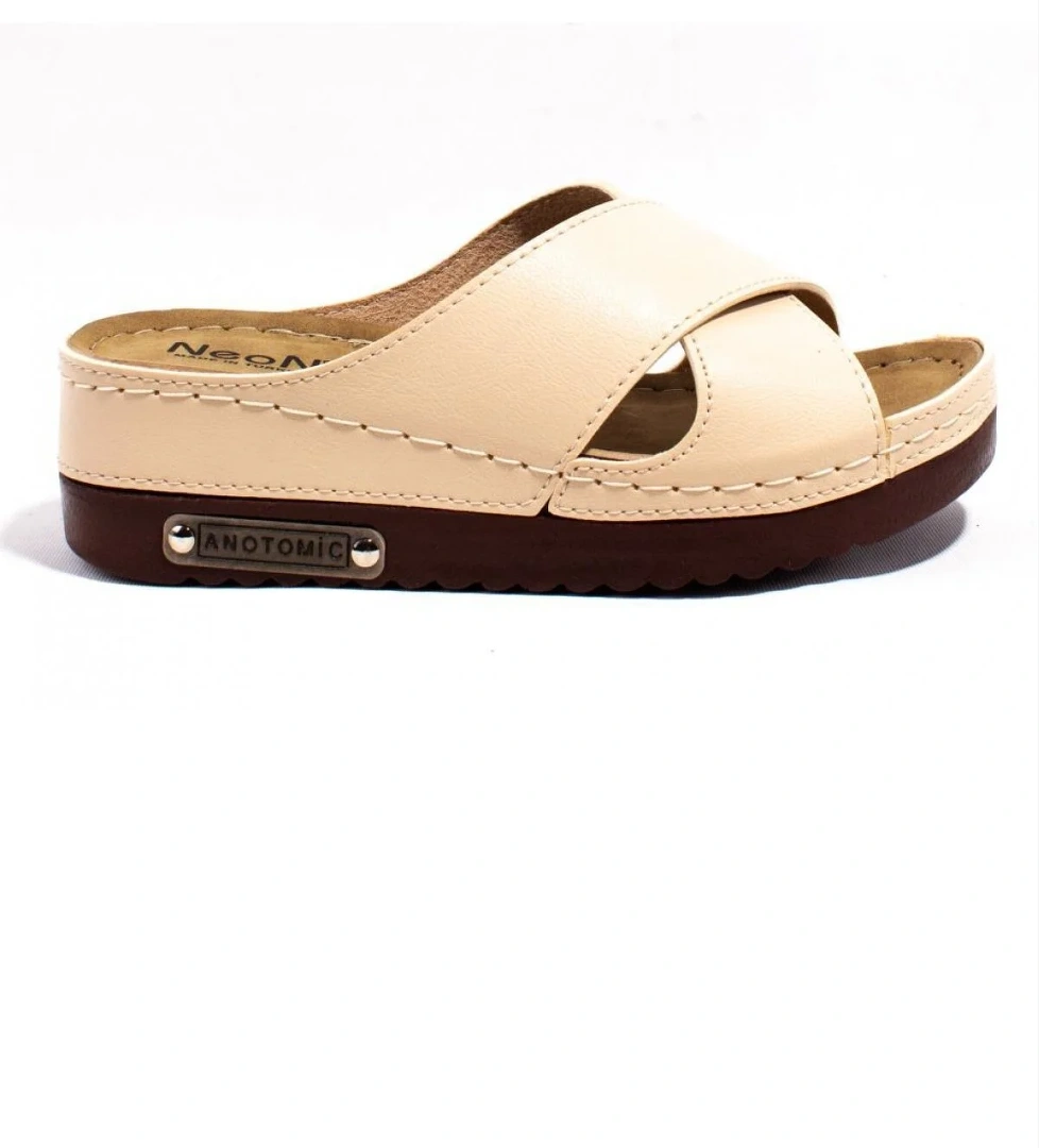 Dagoster DZA37-3029 Bej Günlük Ortopedik Kadın Terlik model görseli