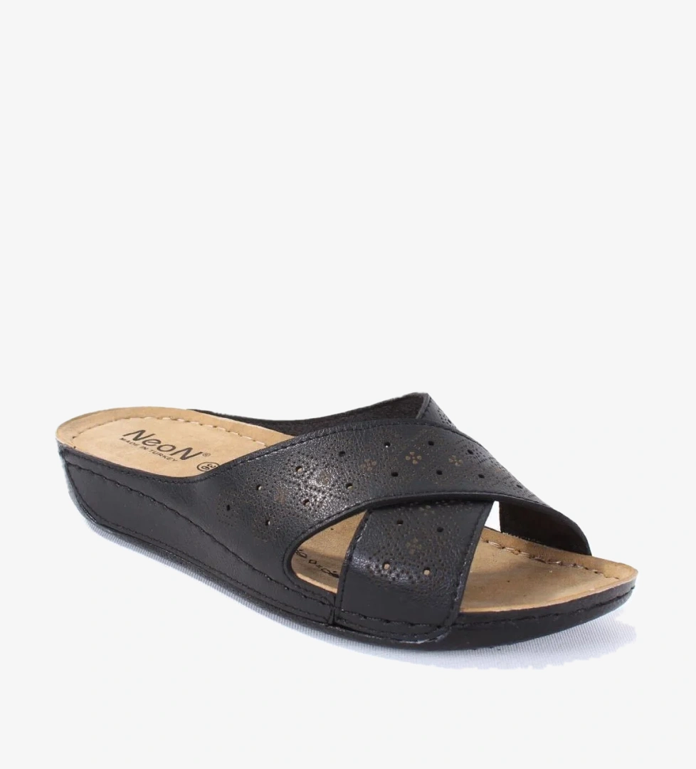 Dagoster DZA37-513 Siyah Günlük Ortopedik Kadın Terlik model görseli