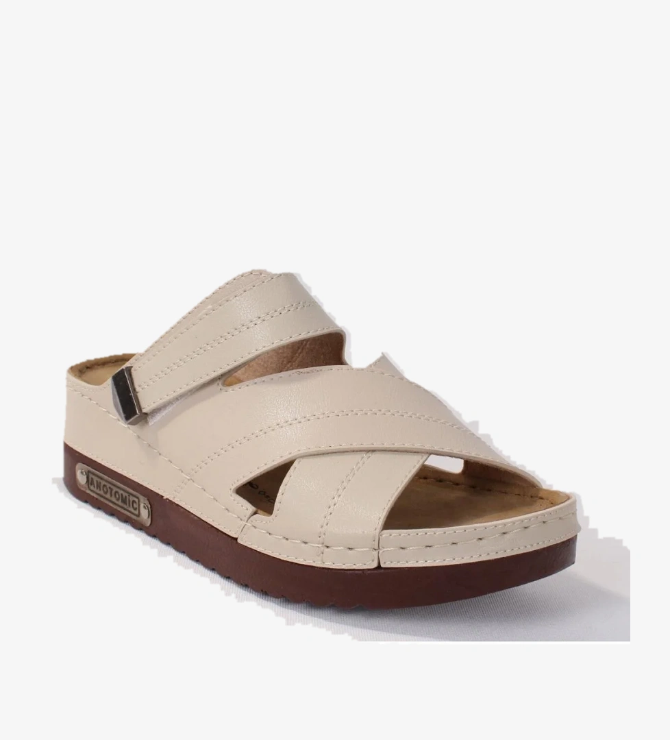 Dagoster DZA37-3005 Bej Günlük Ortopedik Kadın Terlik model görseli