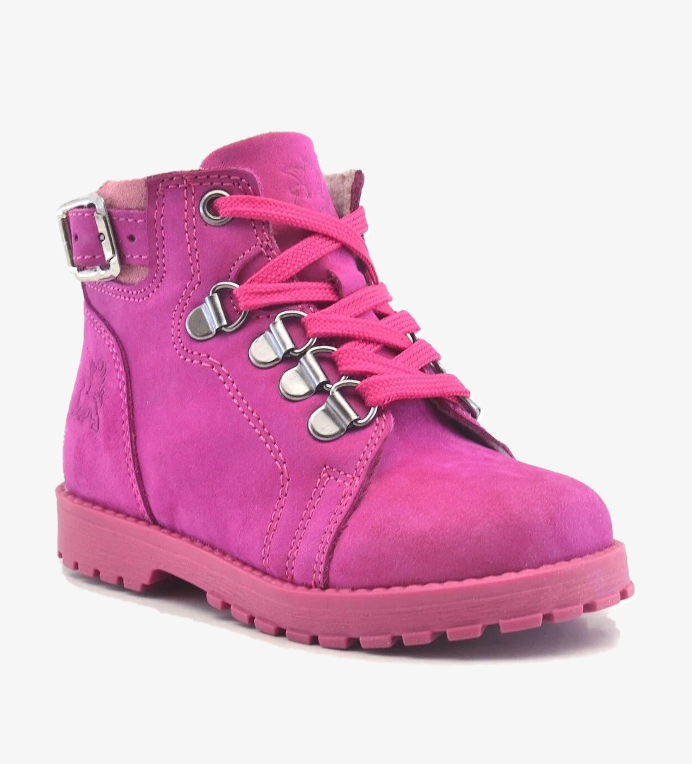 Rakerplus Griffon Hakiki Deri Pembe Fermuarlı Kışlık Kız Bebek Bot model görseli