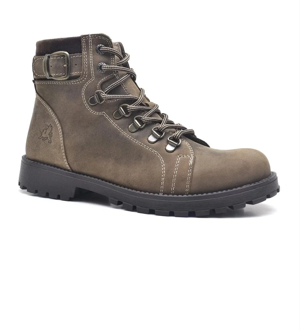 Rakerplus Griffon Hakiki Deri Kum Fermuarlı Kışlık Çocuk Bot model görseli