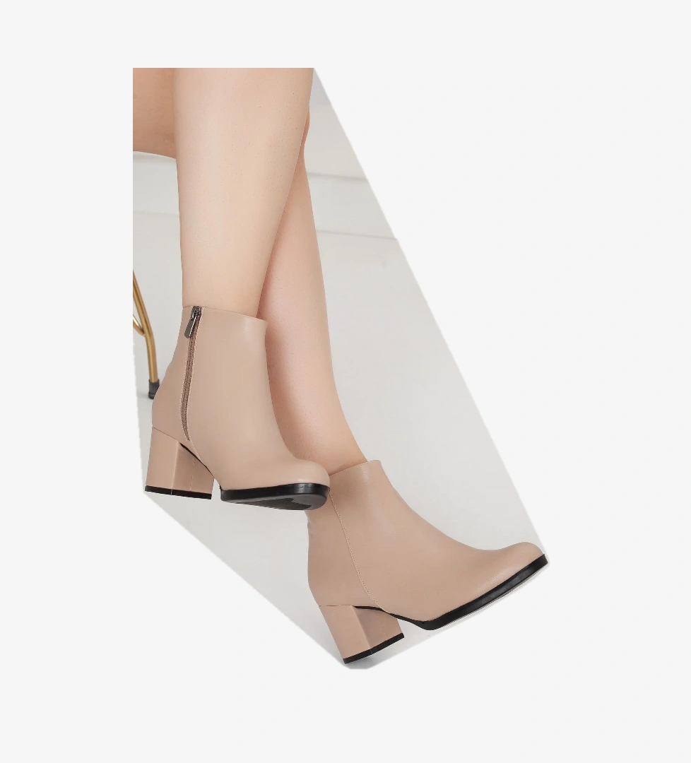 Daxtors 520 Kadın Kışlık Bayan Bot_Vizon