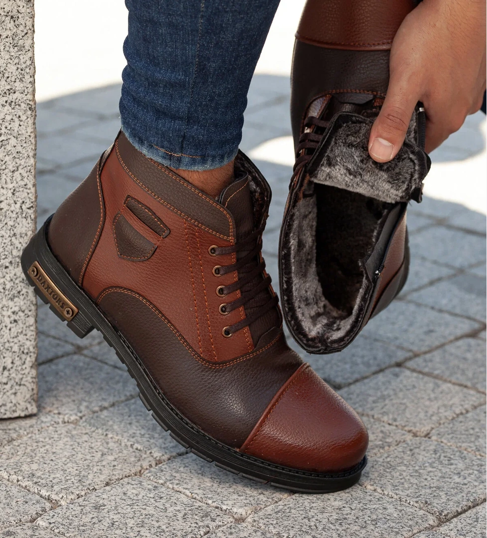 Daxtors D0401 Unisex Taban Dahil Komple Kürklü Kışlık Kar Botu_taba Botu model görseli