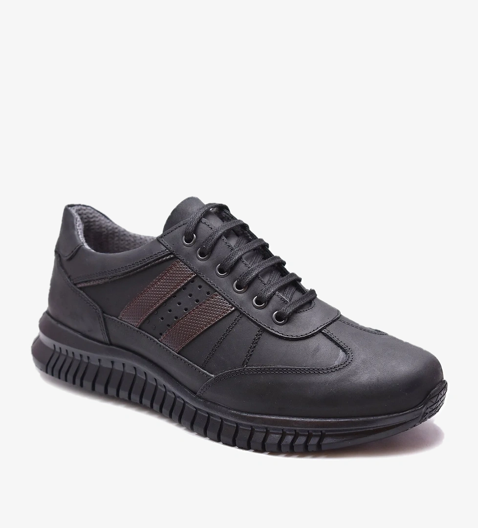 Ayakkabı Burada Ayakkabiburada 115 Ortopedi Kauçuk Taban Deri Kışlık Erkek Ayakkabı (40-44) model görseli