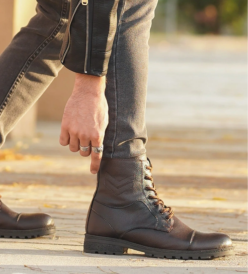 Tomms Erkek Postal Army Bot Sıcak Astarlı Soğuk ve Su Geçirmez ARMY-0560