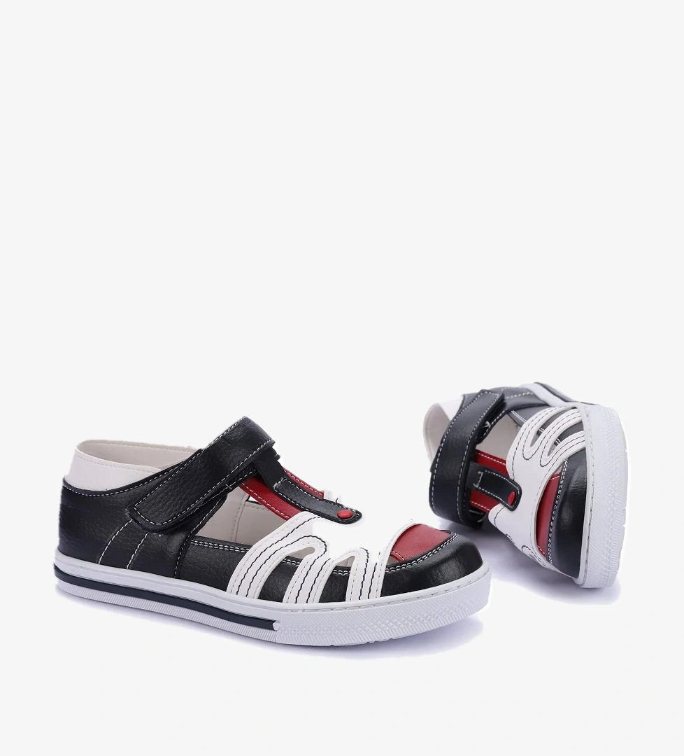 Erkek Çocuk Sandalet Şb 26382805-06 Lacivert - Kırmızı