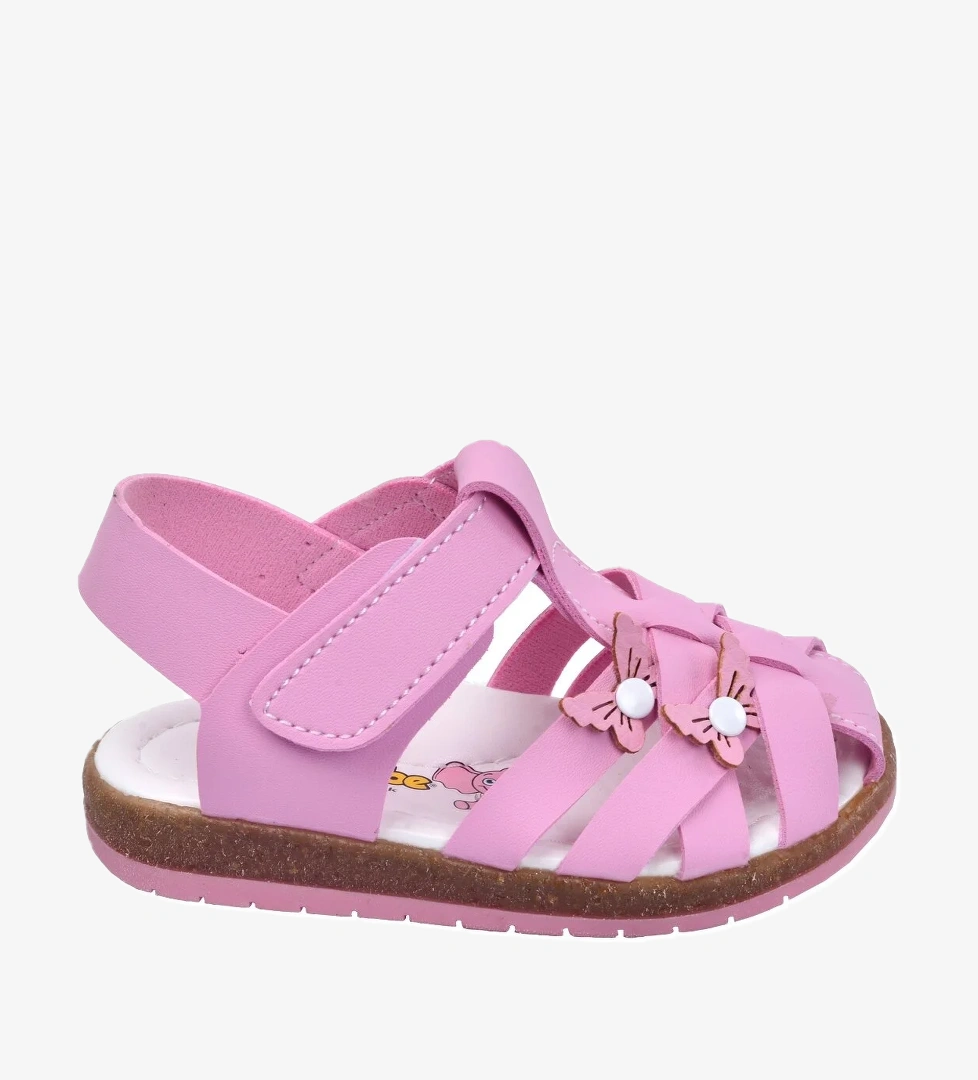 Günlük Kız Çocuk Bebe Sandalet Şb 2262-71 Pembe - Görsel 1