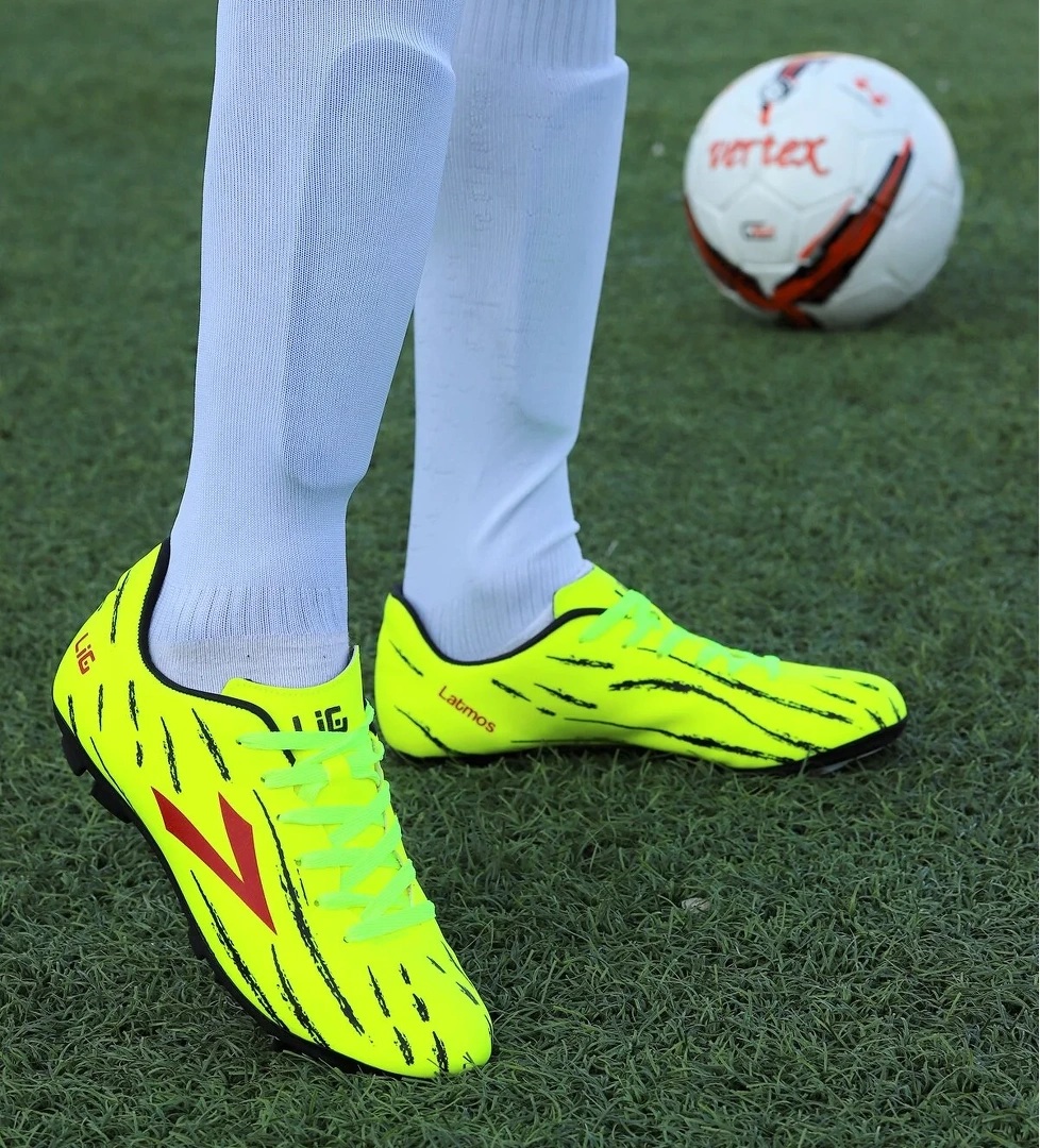 Lig Lig Latmos KM Krampon Çim Saha Erkek Futbol Ayakkabı Sarı Sneaker | Flo Sarı - 1. görsel