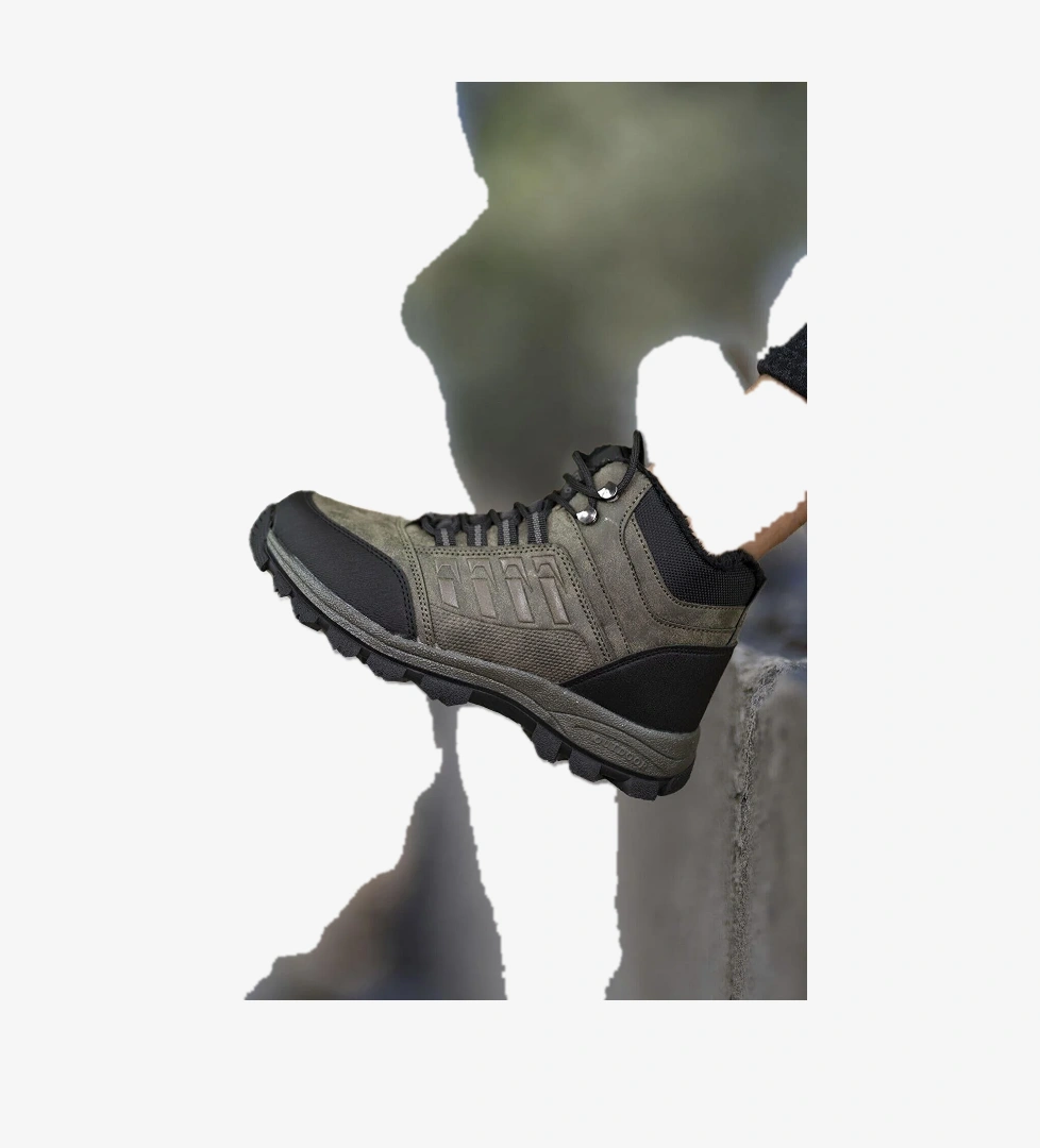 Xstep X-Step X6 Haki Termal Kürklü Kışlık Erkek Bot Ayakkabı model görseli