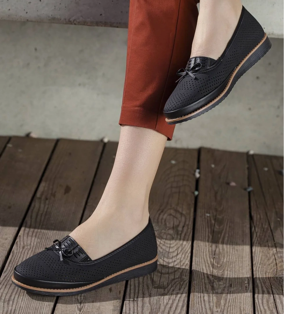 Daxtors Daxtors D191 Günlük Kadın Babet_Siyah model görseli