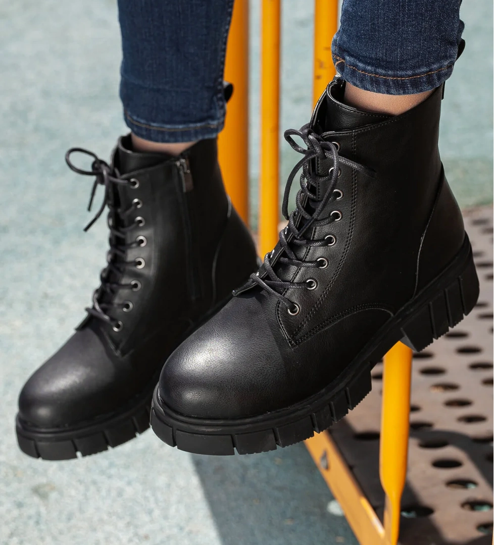 D099 KADIN BOT&BOOTİE POSTAL BOT_Siyah