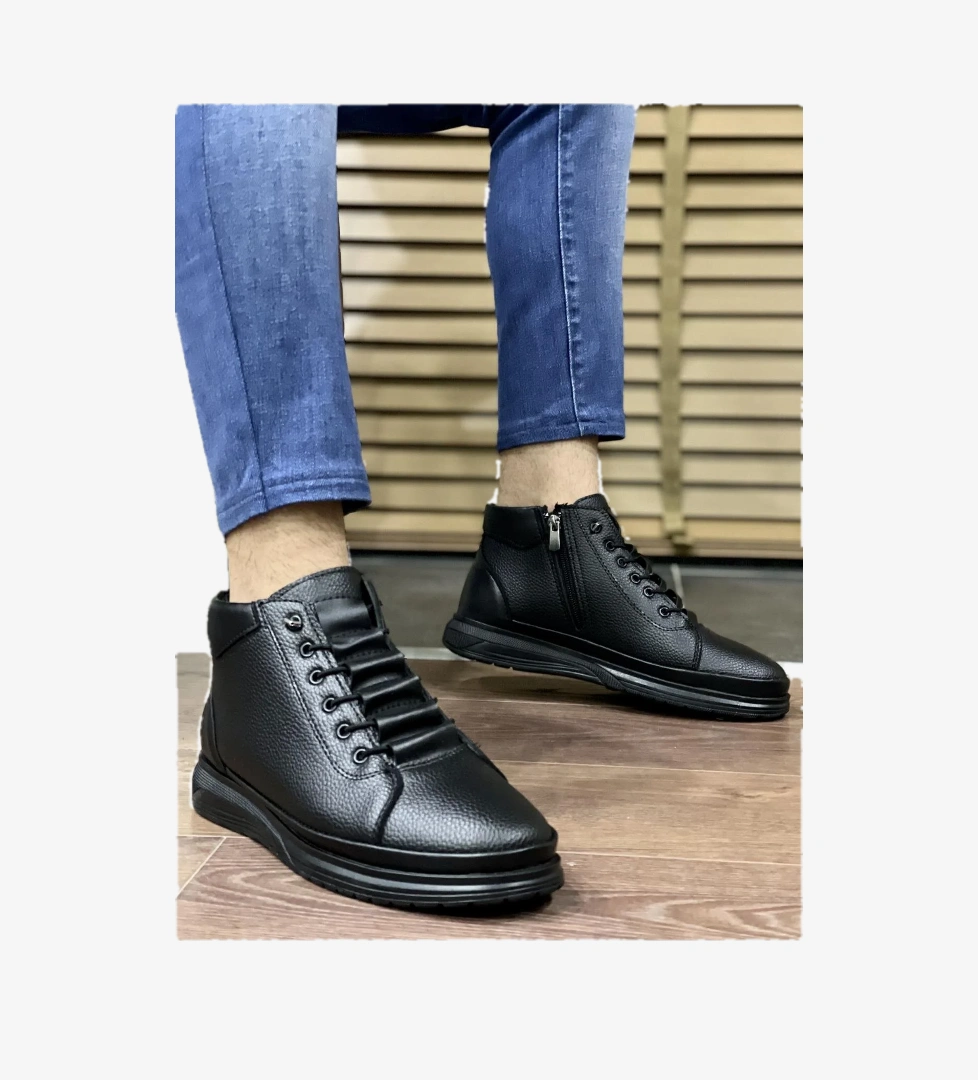 Muggo Muggo M226 Garantili Erkek Kışlık Bağcıklı Fermuarlı Bot model görseli