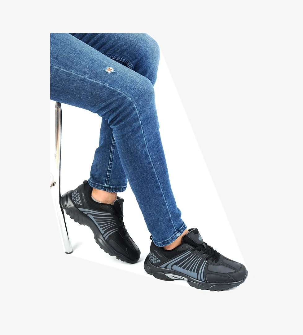 M.p MP 212-2021 Siyah Günlük Yürüyüş Erkek Spor Ayakkabı model görseli