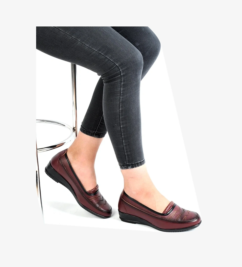 Frida 427 Bordo Jel taban Günlük Kadın Casual Ayakkabı model görseli