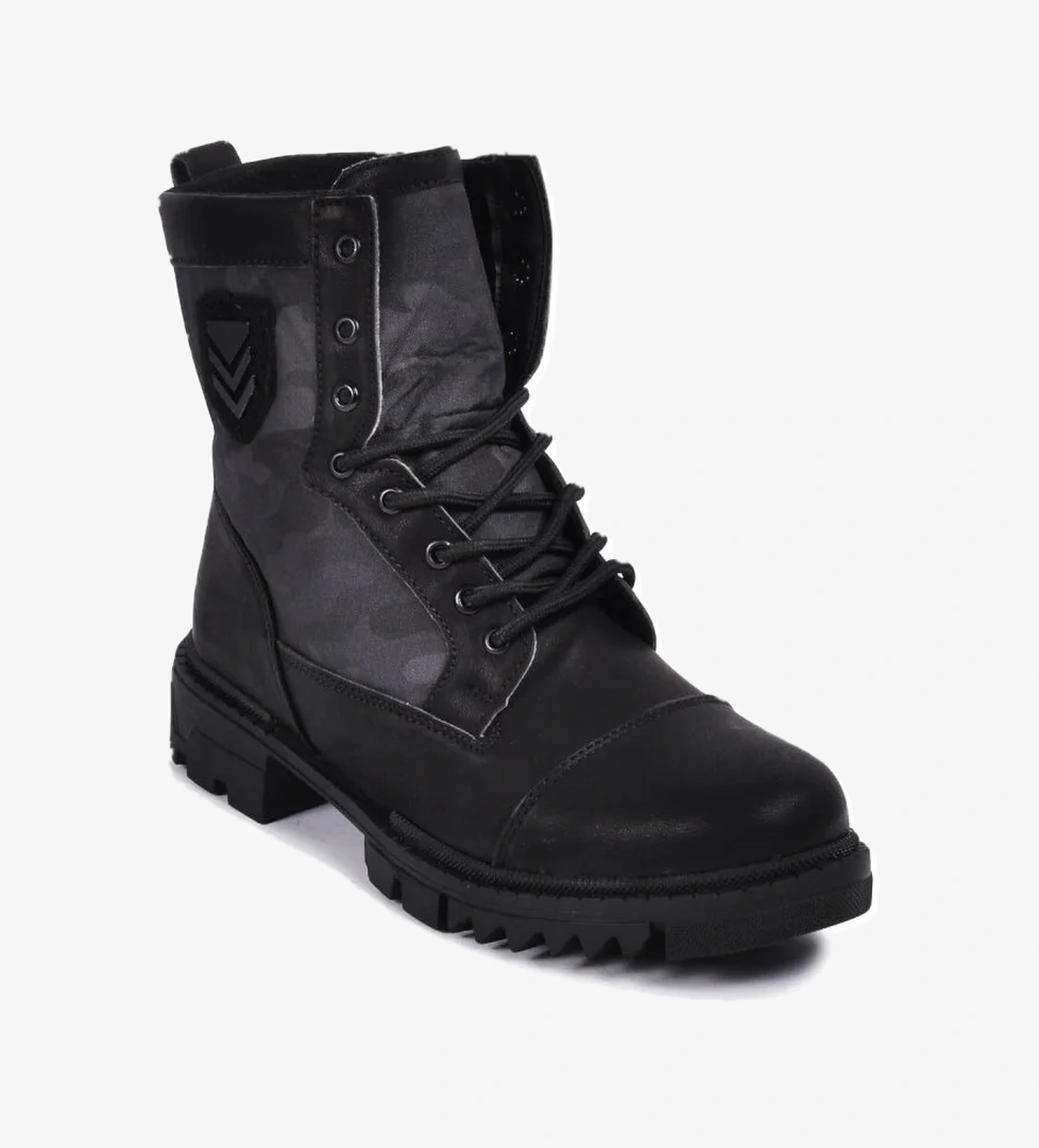 Aspor 2100 Siyah Fermuarlı Erkek Outdoor Bot - Görsel 1