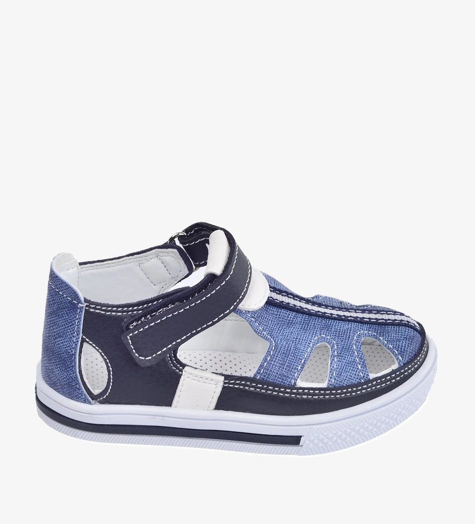 Günlük Erkek Çocuk Bebe Ayakkabı Şb 2256-61 Siyah - Mavi